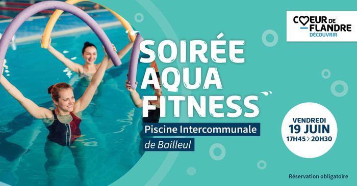 Soirée Aqua Fitness - Spécial disco & années 80 Piscine Aquabelle Bailleul