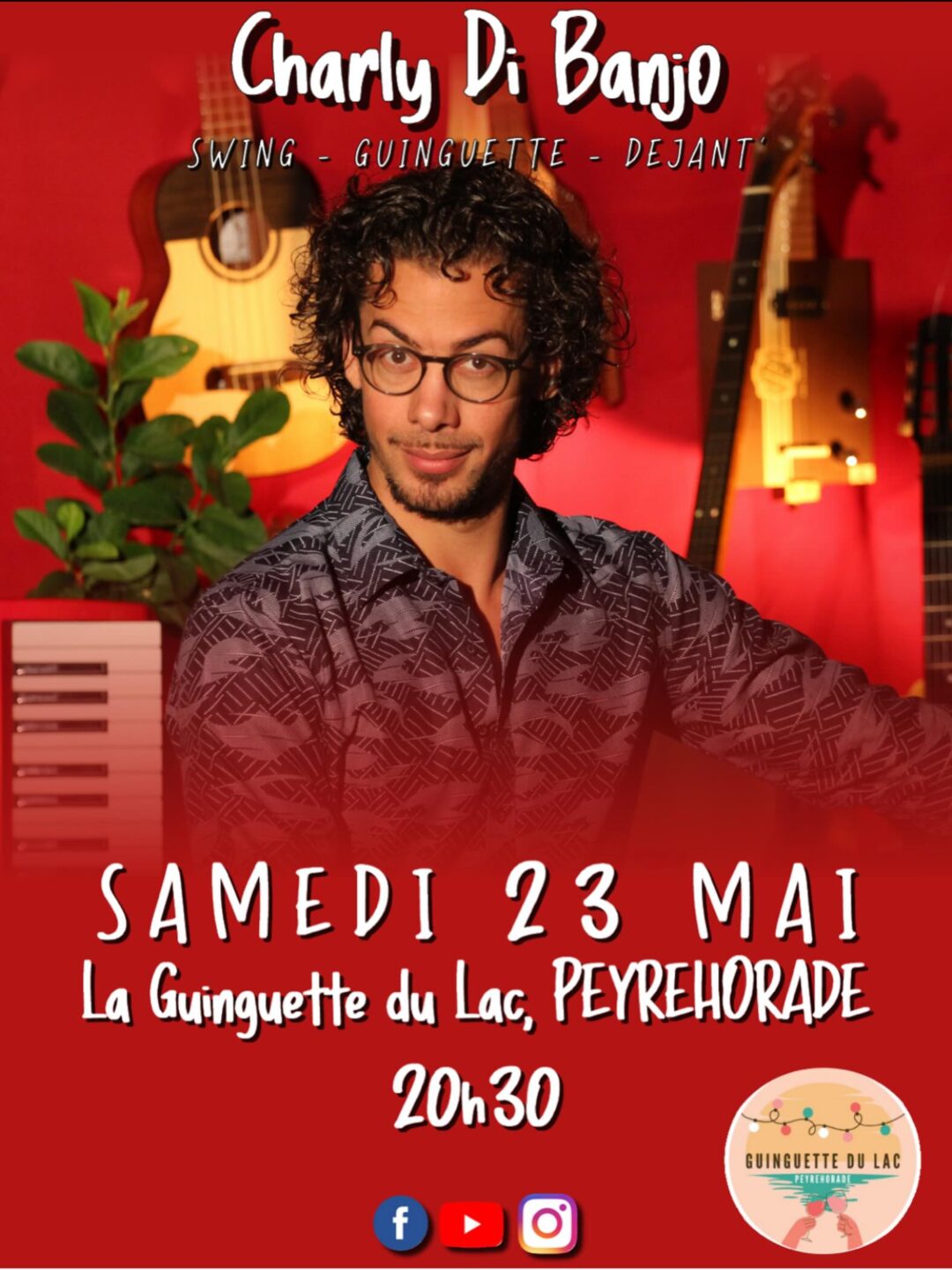 Soirée brasero et concert de Charly Di Banjo Route de Pardies Peyrehorade