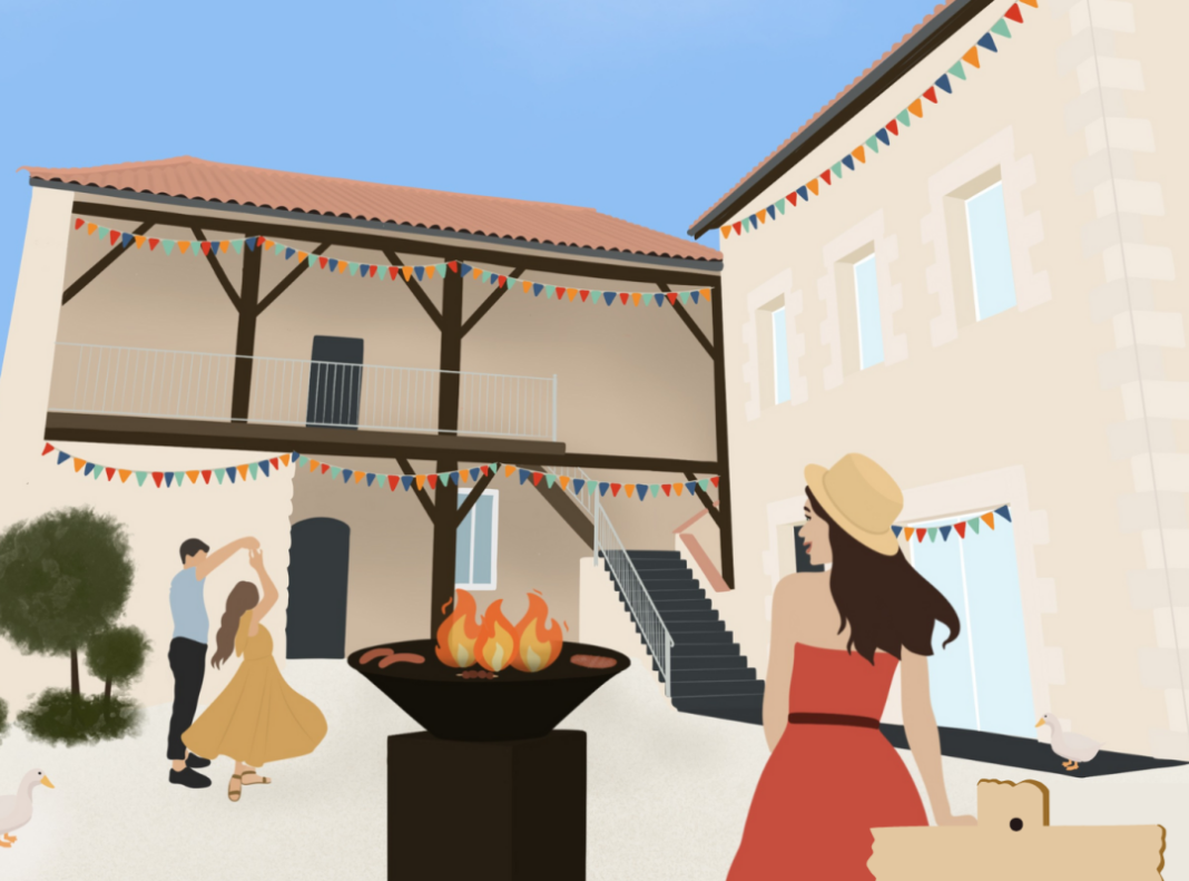 Soirée Canard & Brasero Ferme du Vignal Castelnaud-de-Gratecambe