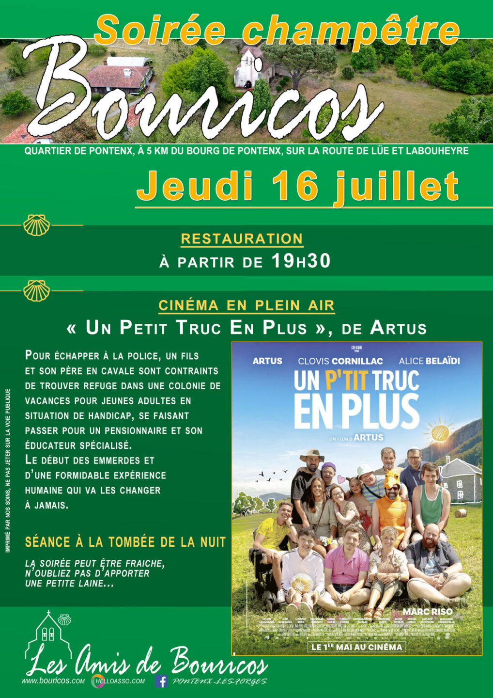 Soirée Champêtre 540 Chemin de Bouricos Pontenx-les-Forges 2026-07-16