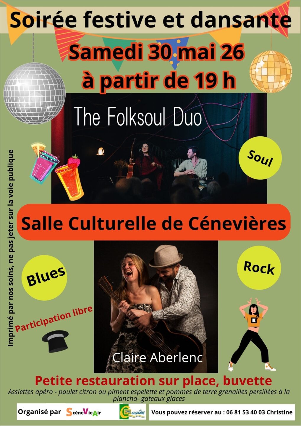 Soirée festive et dansante  Cénevières