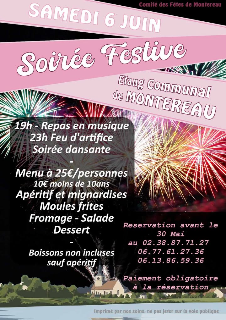 Soirée festive  Montereau 2026-06-06