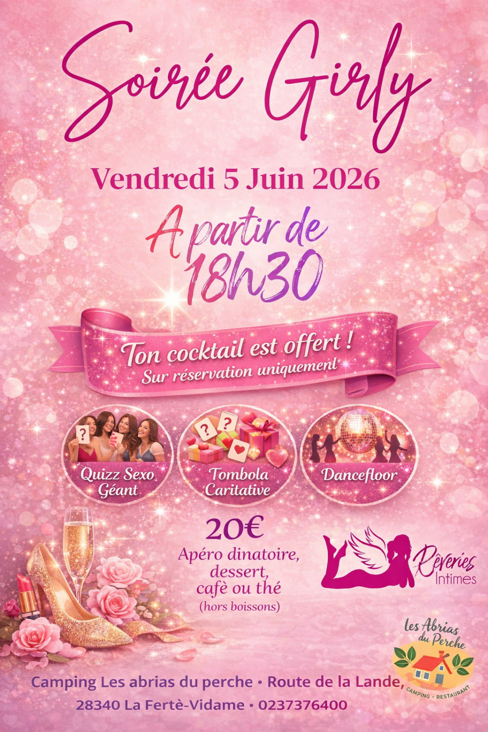 Soirée Girly La Ferté-Vidame