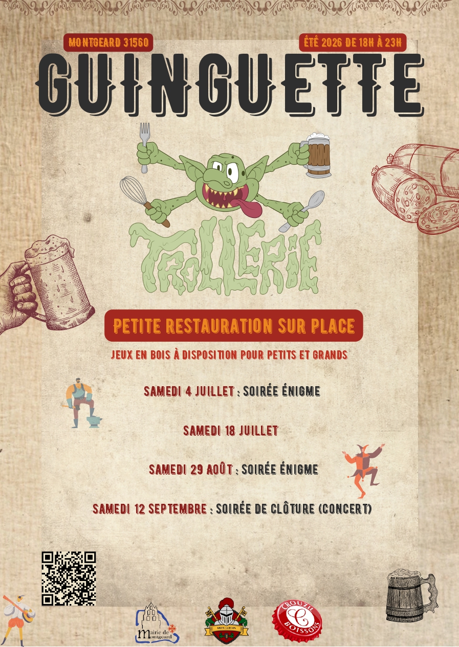 SOIRÉE GUINGUETTE À MONTGEARD Grande Rue du Pastel Montgeard
