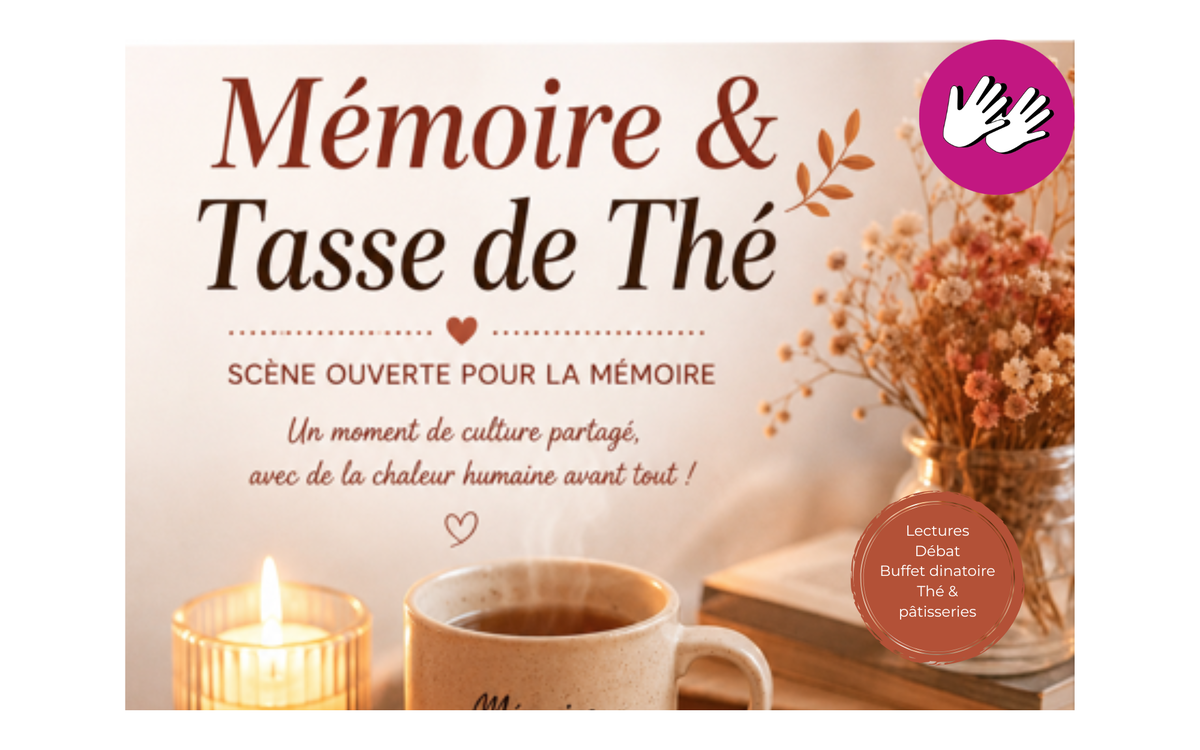 Soirée inclusive Mémoire et Tasse de Thé Médiathèque James Baldwin Paris