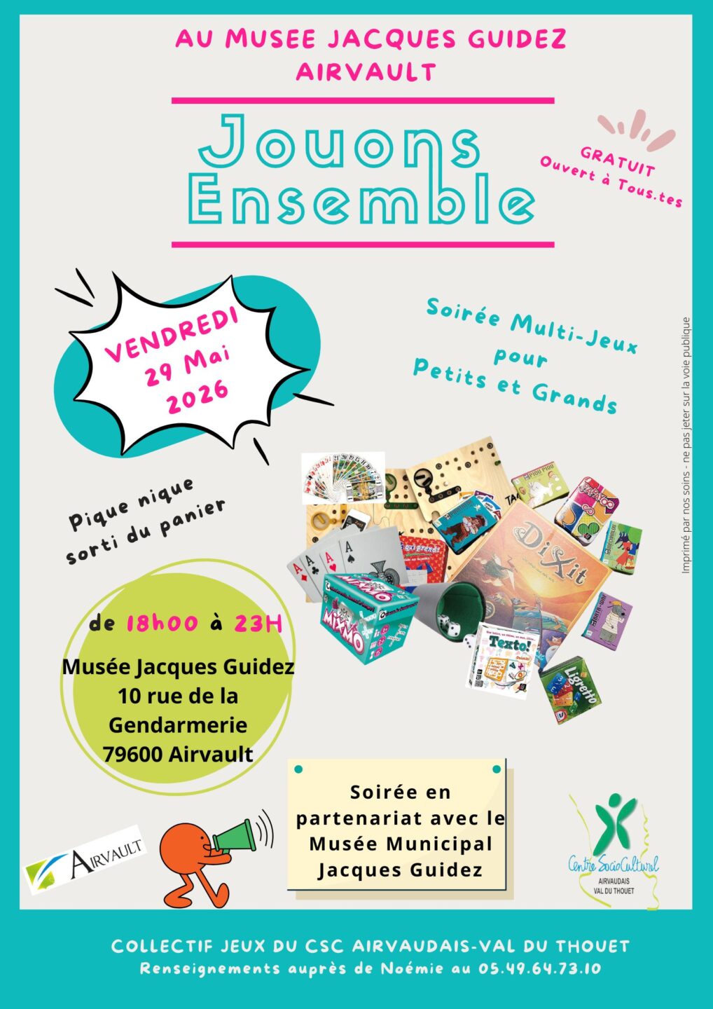 Soirée jeux  Airvault