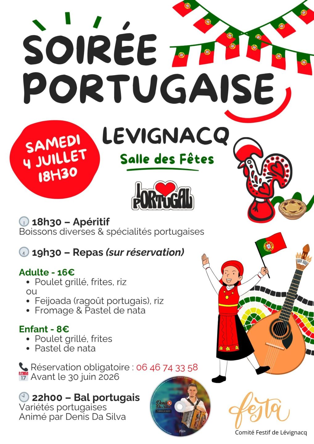 Soirée portugaise  Lévignacq