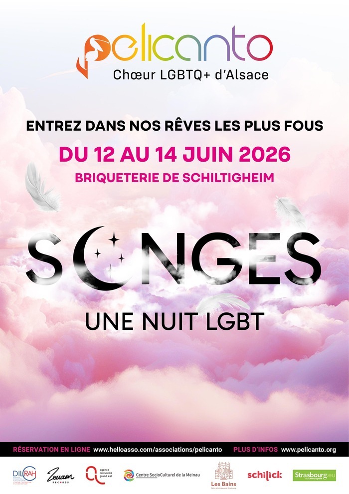 Songes Une nuit LGBT La briqueterie Schiltigheim Bas rhin Schiltigheim
