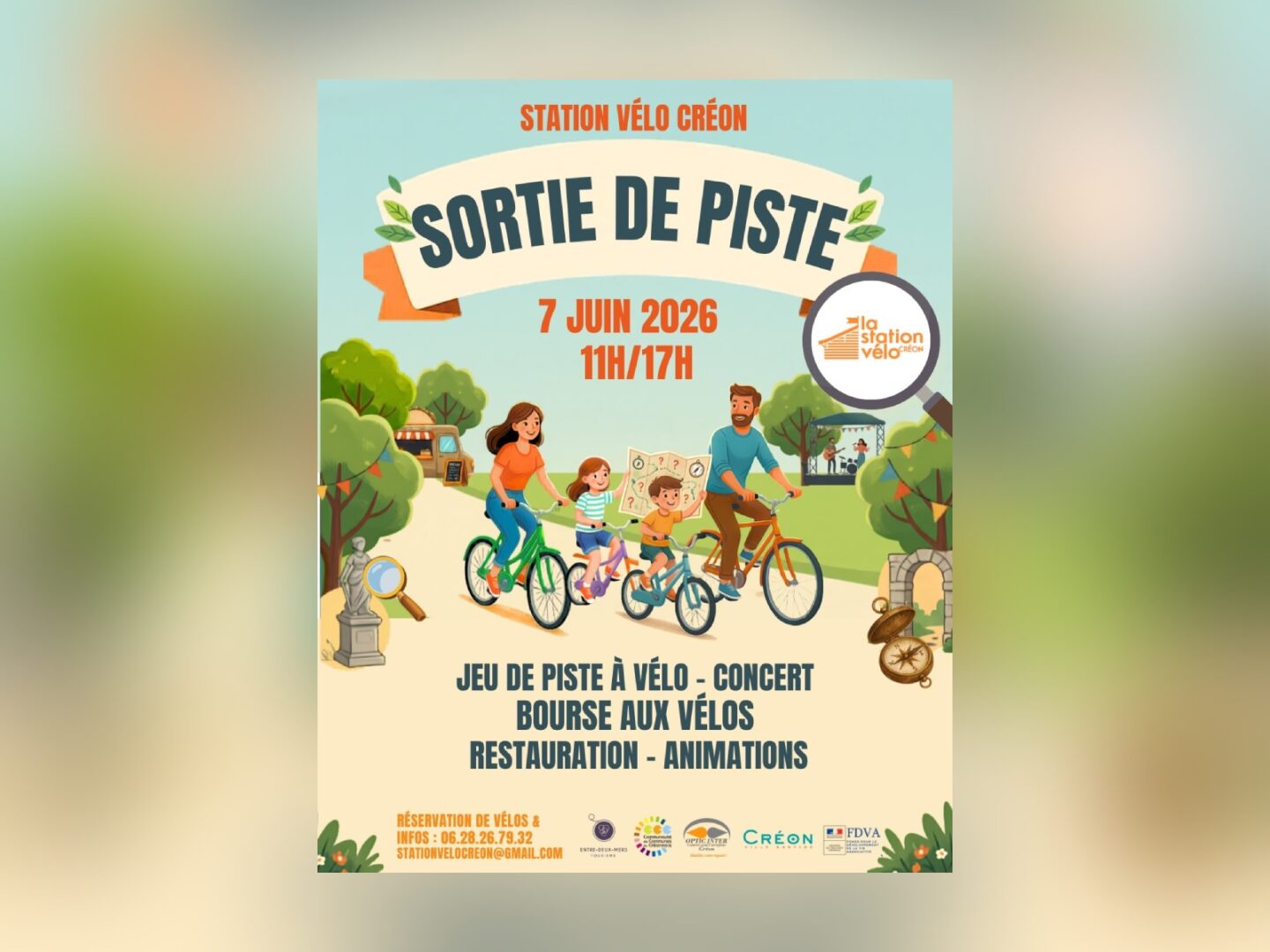 Sortie de Piste 62 Boulevard Victor Hugo Créon 2026-06-07