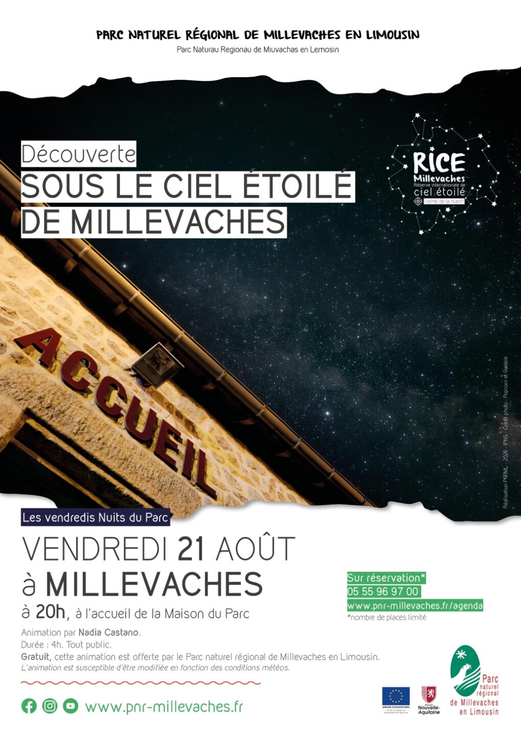 Sous le ciel étoilé de Millevaches 7 route d'Aubusson Millevaches 2026-08-21