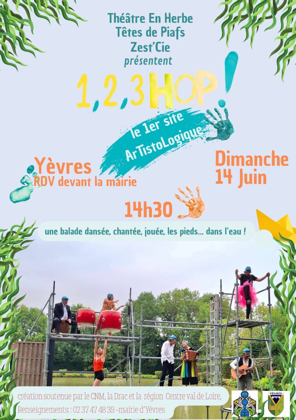 Spectacle 1,2,3 Hop ! Yèvres