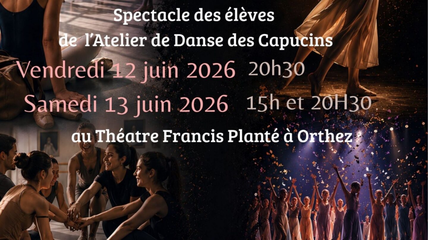 Spectacle de danse Mon école de danse Place St Pierre Orthez 2026-06-12