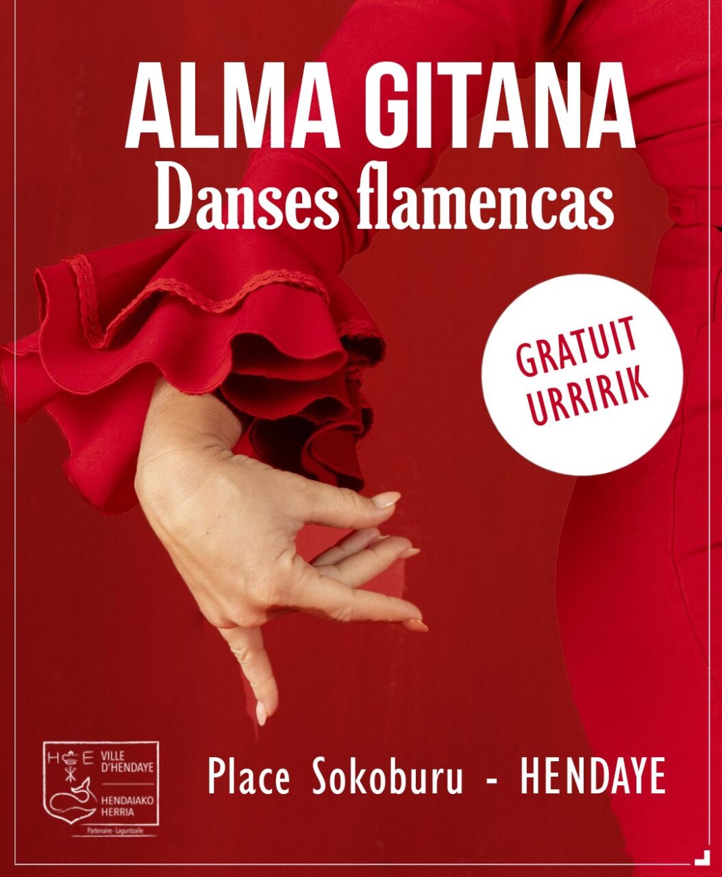 Spectacle de danses sévillanes avec Alma Gitana Hendaye