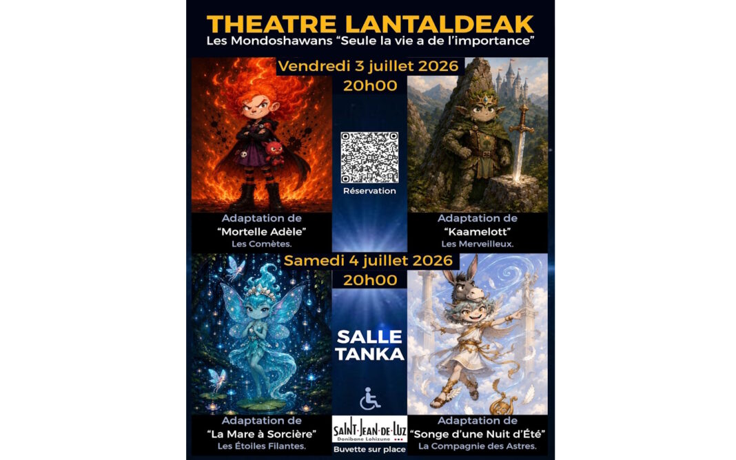 Spectacle de théâtre par l’association Théâtre Lantaldeak Tanka centre culturel Saint-Jean-de-Luz