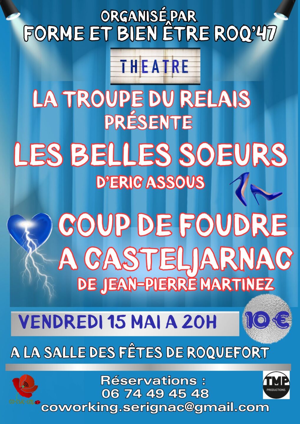 Spectacle de théâtre Roquefort