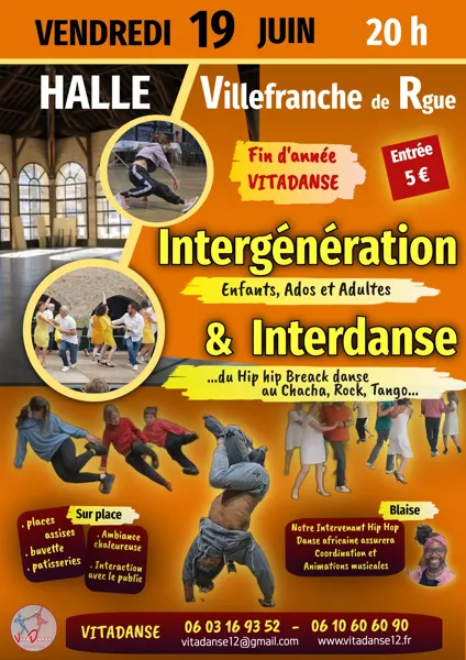 Spectacle fin d'année Vitadanse Allées Aristide Briand Villefranche-de-Rouergue 2026-06-19
