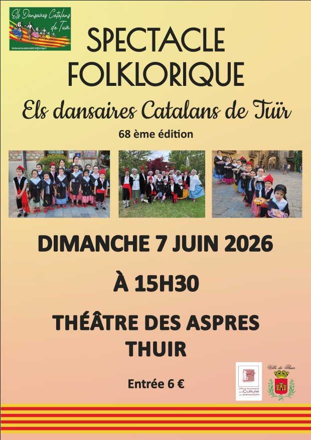 SPECTACLE FOLKLORIQUE PAR ELS DANSAIRES CATALANS Thuir