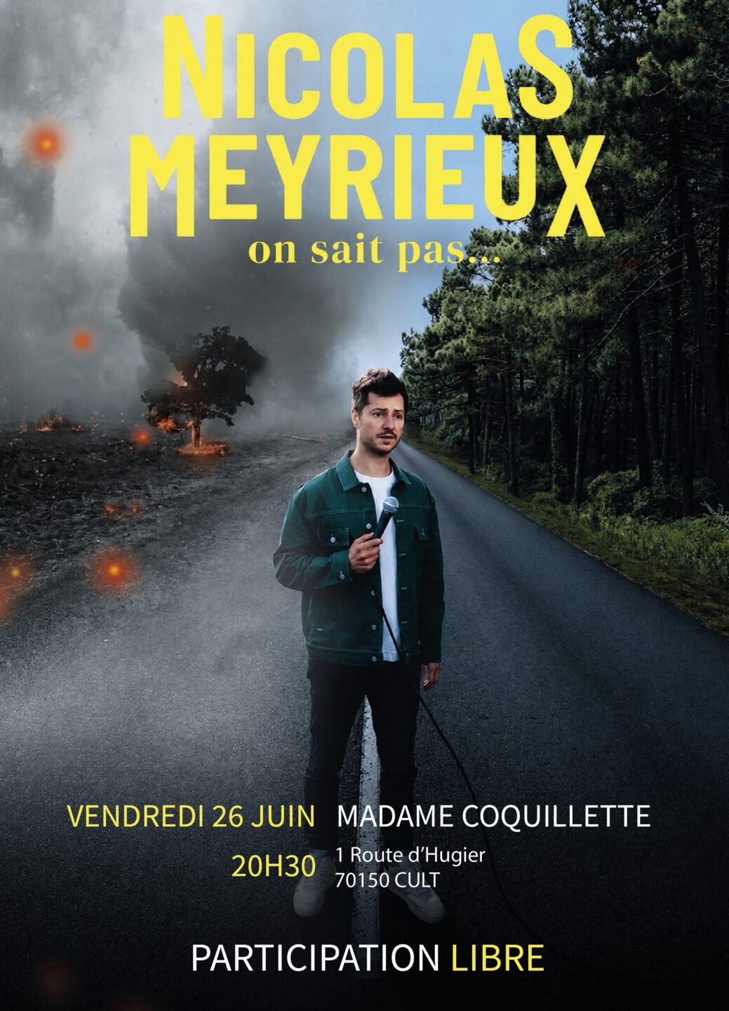 Spectacle Nicolas Meyrieux Farm Tour 2026 1 Route d'Hugier Cult 2026-06-26