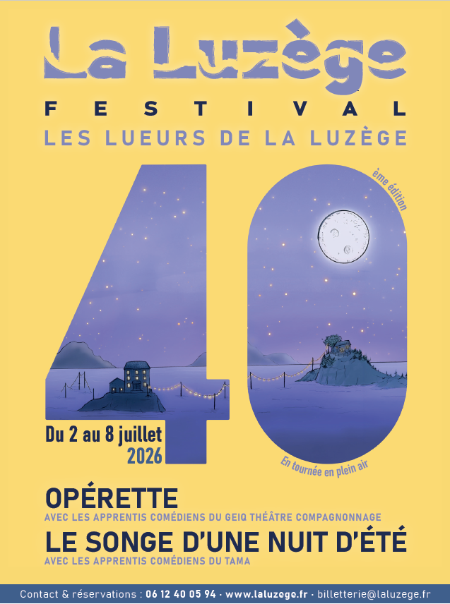 Spectacle Opérette Les lueurs de la Luzège Saint-Martial-le-Vieux