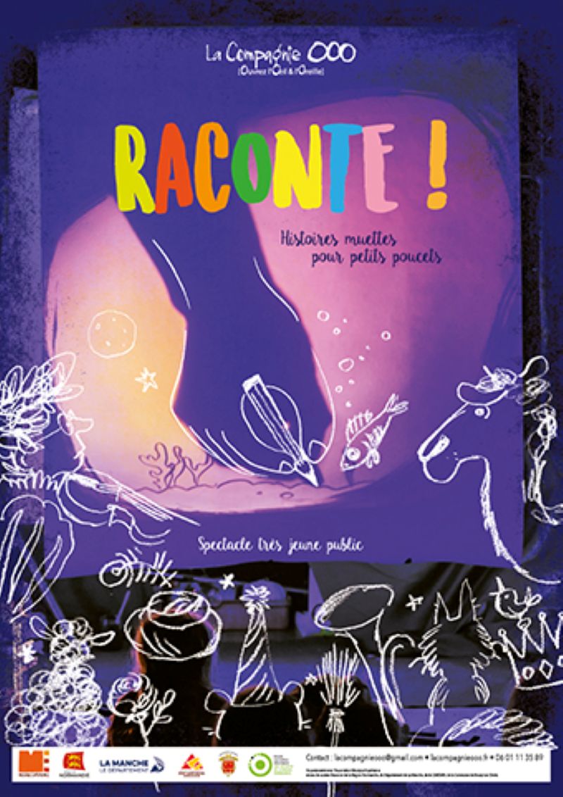 Spectacle Raconte ! pour les tout-petits Cie OOO 2 Rue de la Passardière Donville-les-Bains 2026-06-18