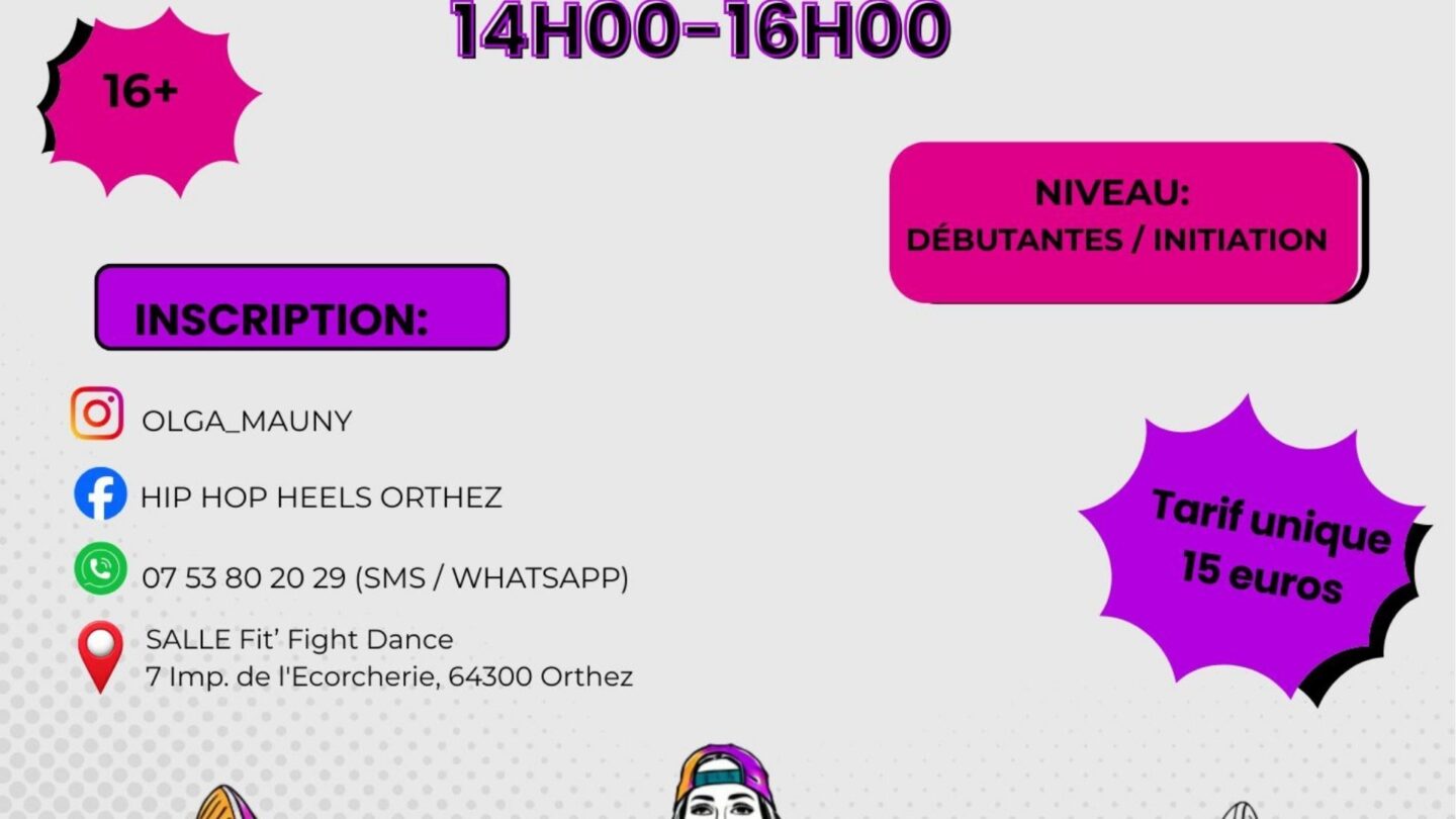 Stage Danse Hip Hop 7 Impasse de l'Ecorcherie Orthez 2026-05-31