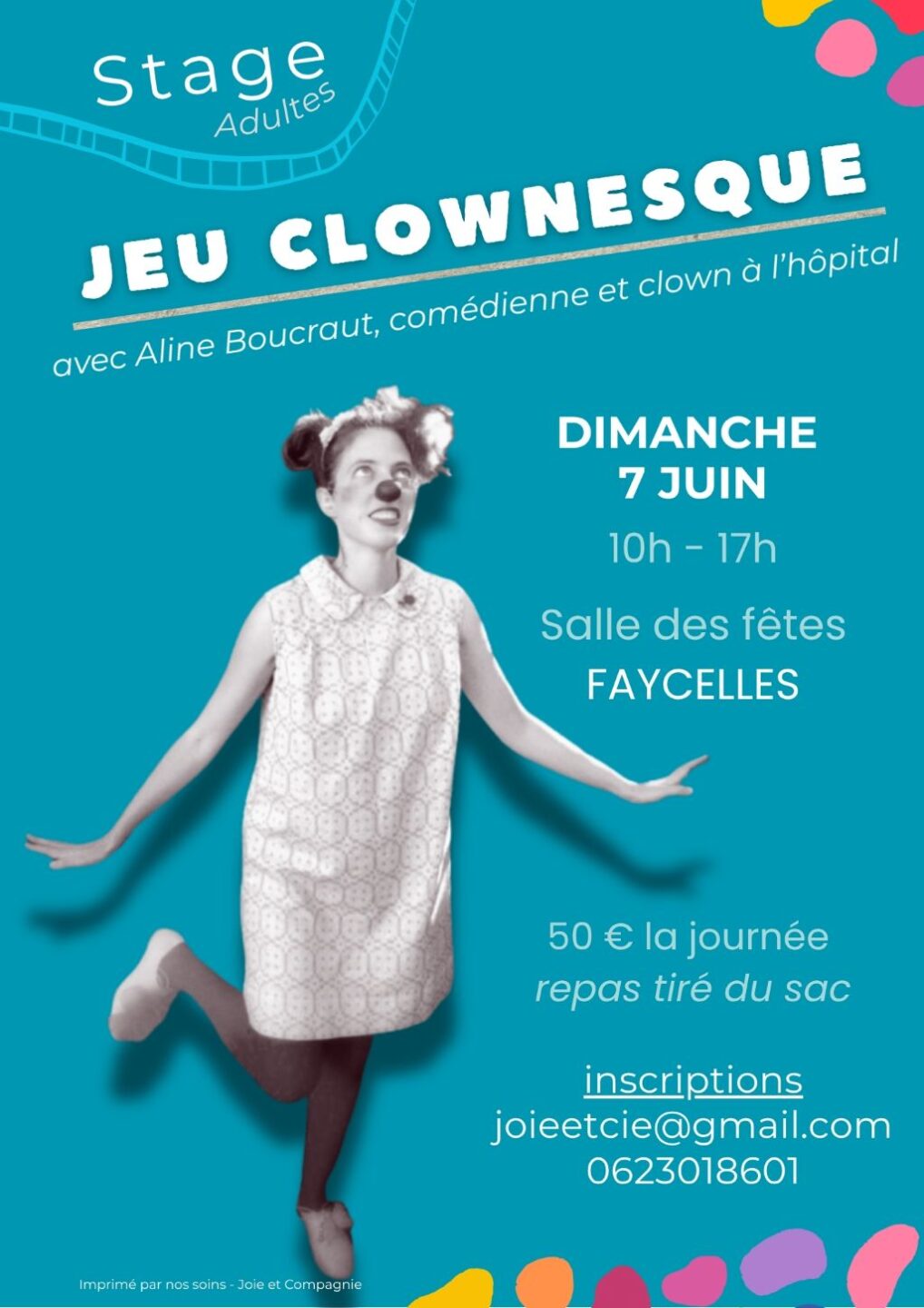 Stage de clown pour adultes à Faycelles salle des fêtes Faycelles 2026-06-07