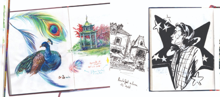 Stage de dessin : Carnet de voyage ! Atelier Le Coquillage et l’Oreille Nantes