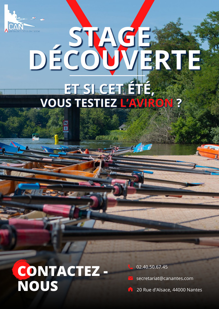 Stage découverte aviron - Cercle d'Aviron de Nantes Cercle d'Aviron de Nantes