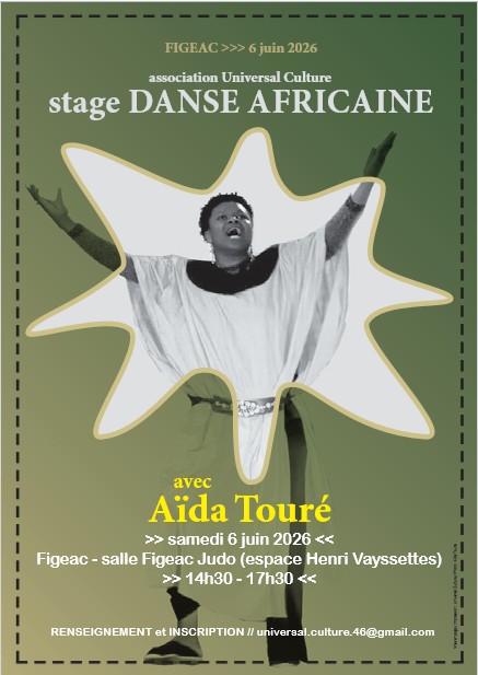 Stages de danse avec Universal culture à Figeac Figeac
