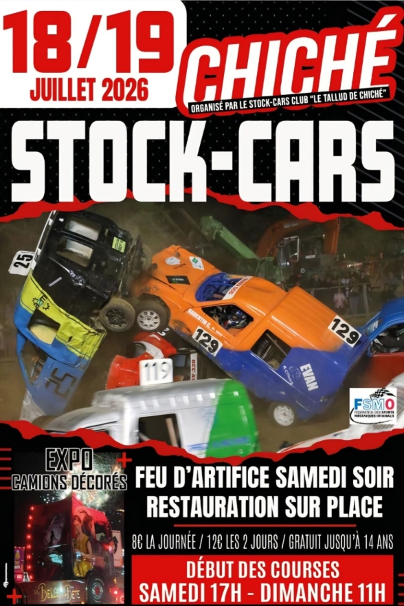 Stock-cars Chantegros Chiché 2026-07-18