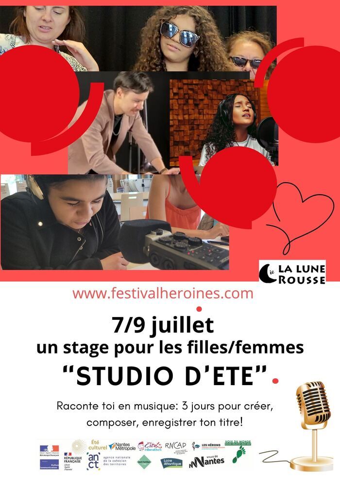 Studio d’été (Festival Héroïnes de 7 lieux), Pôle associatif du DRAC, 15 D Bd Jean Moulin, Nantes, Nantes