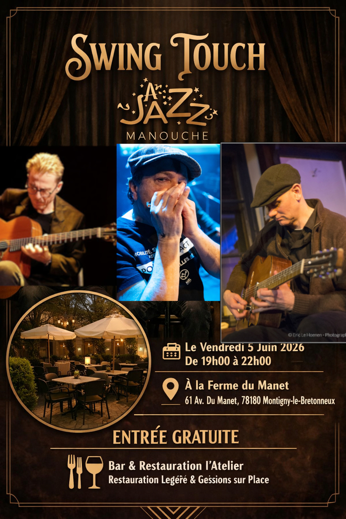 Swing Touch / Jazz manouche mais pas que, Ferme du Manet, Montigny-le-Bretonneux