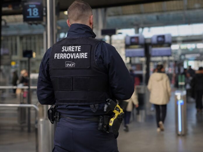 taser sncf agent securite ferroviaire