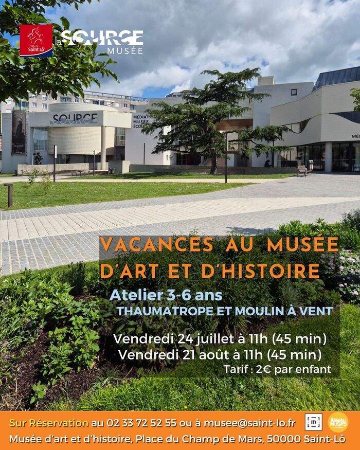 Thaumatrope et moulin à vent, Musée d’art et d’histoire – La Source, Saint-Lô