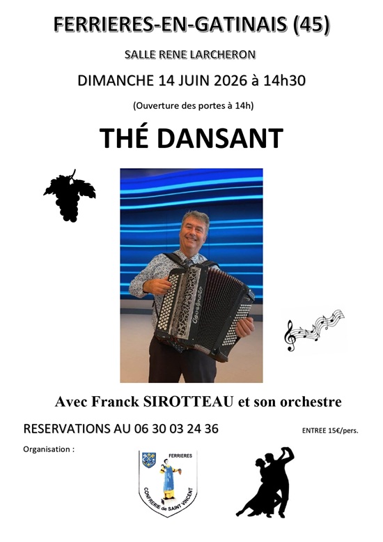 Thé dansant Ferrières-en-Gâtinais