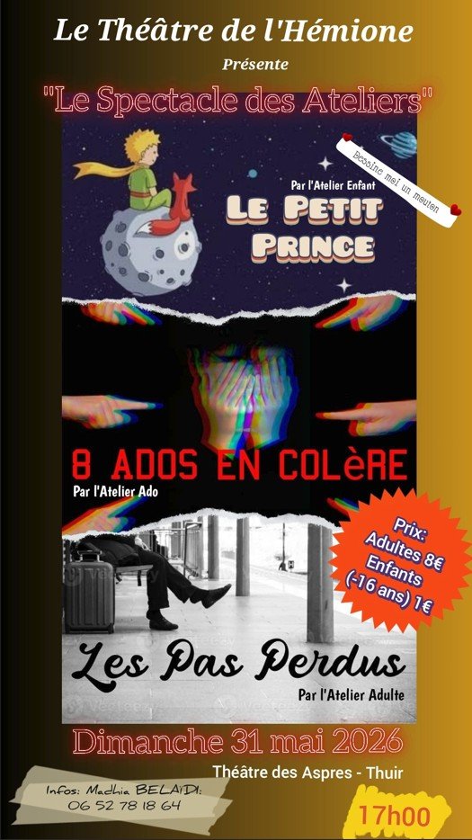 THÉÂTRE DE L’HÉMIONE LE THÉÂTRE DES ATELIERS Thuir