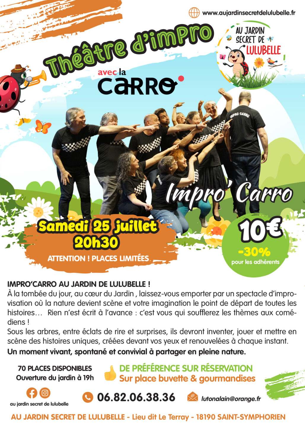 Théâtre d&rsquo;impro avec la Carro  Saint-Symphorien