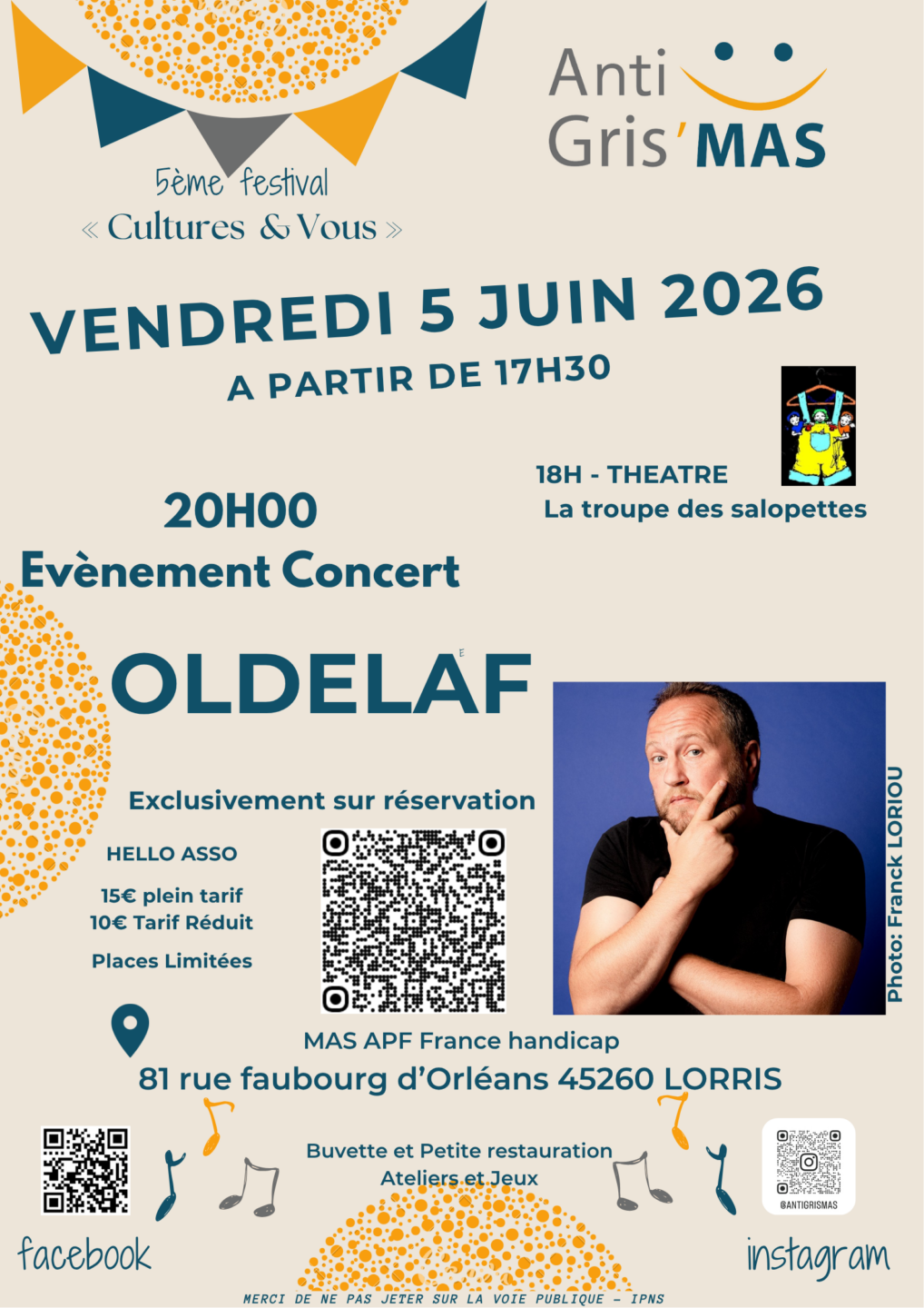 Théâtre et concert Lorris