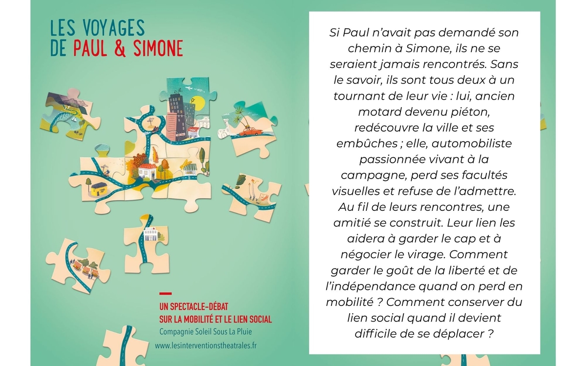 Théâtre-forum "Les voyages de Paul et Simone" Médiathèque James Baldwin Paris