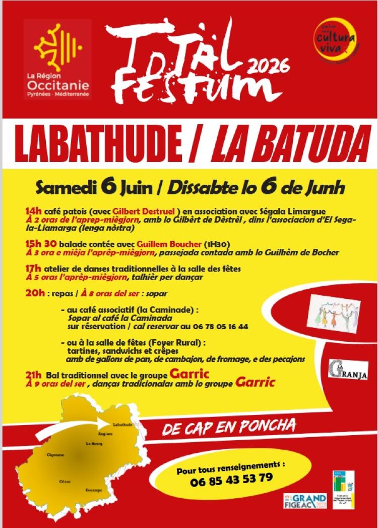 Total Festum à Labathude salle des fêtes Labathude