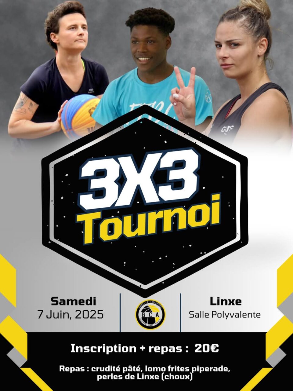 Tournoi de basket 3×3  Linxe