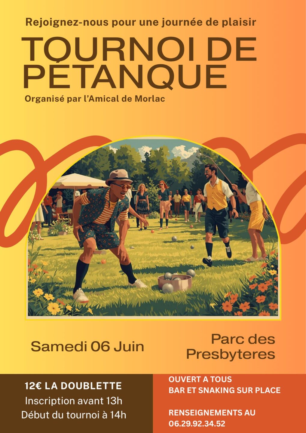 Tournoi de pétanque  Morlac