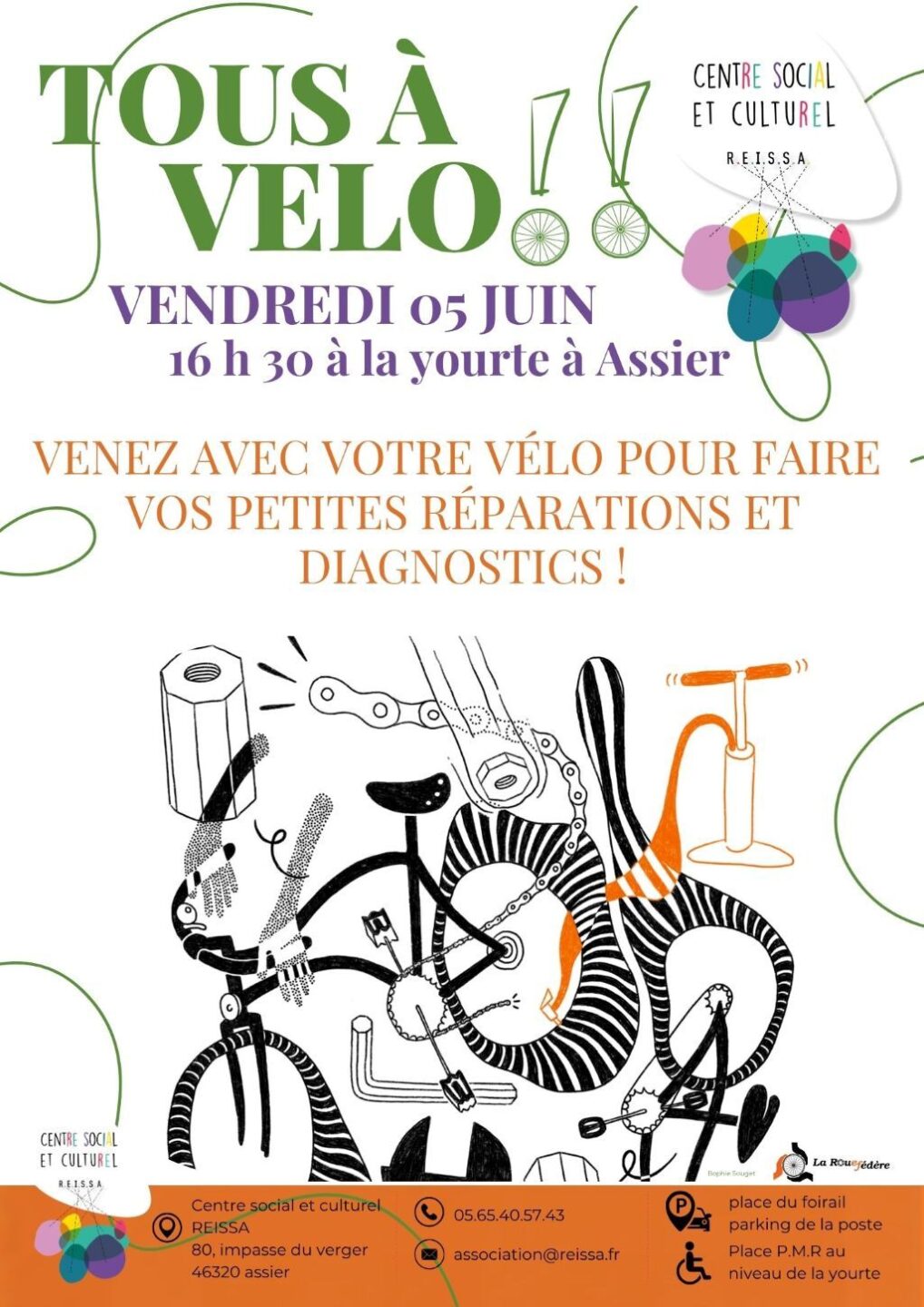 Tous à vélo à Assier Assier