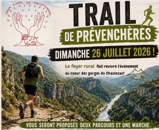 TRAIL DE PRÉVENCHÈRES Prévenchères 2026-07-26
