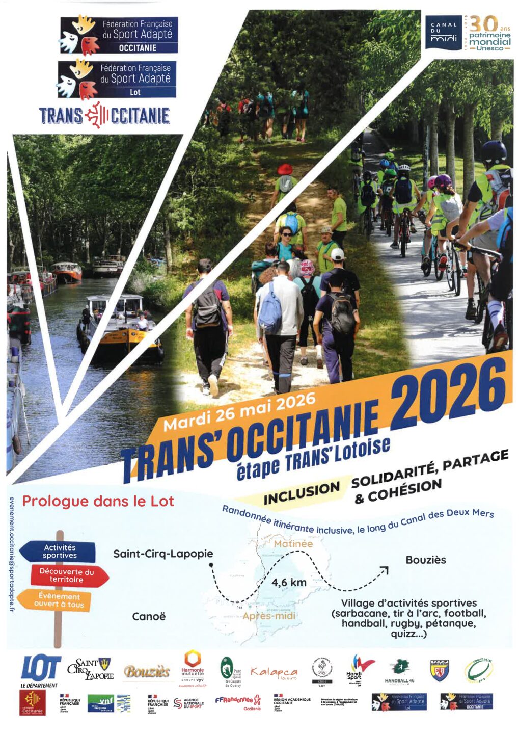 Trans&rsquo;Occitane, étape lotoise  Saint-Cirq-Lapopie