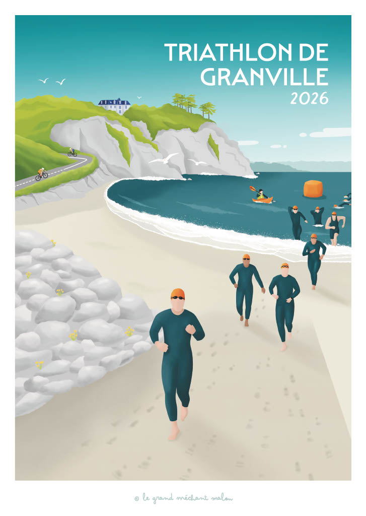 Triathlon de Granville Boulevard des Amiraux Granvillais Granville 2026-09-20
