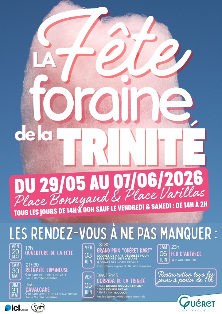 Trinité retraite lumineuse Esplanade François Mitterand Guéret 2026-05-30