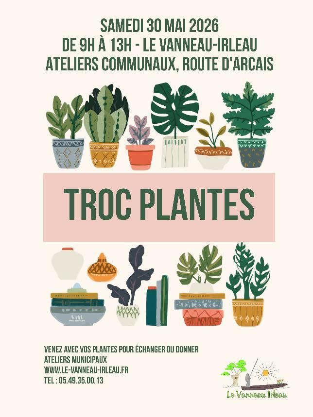 Troc aux plantes Route d’Arçais Le Vanneau-Irleau