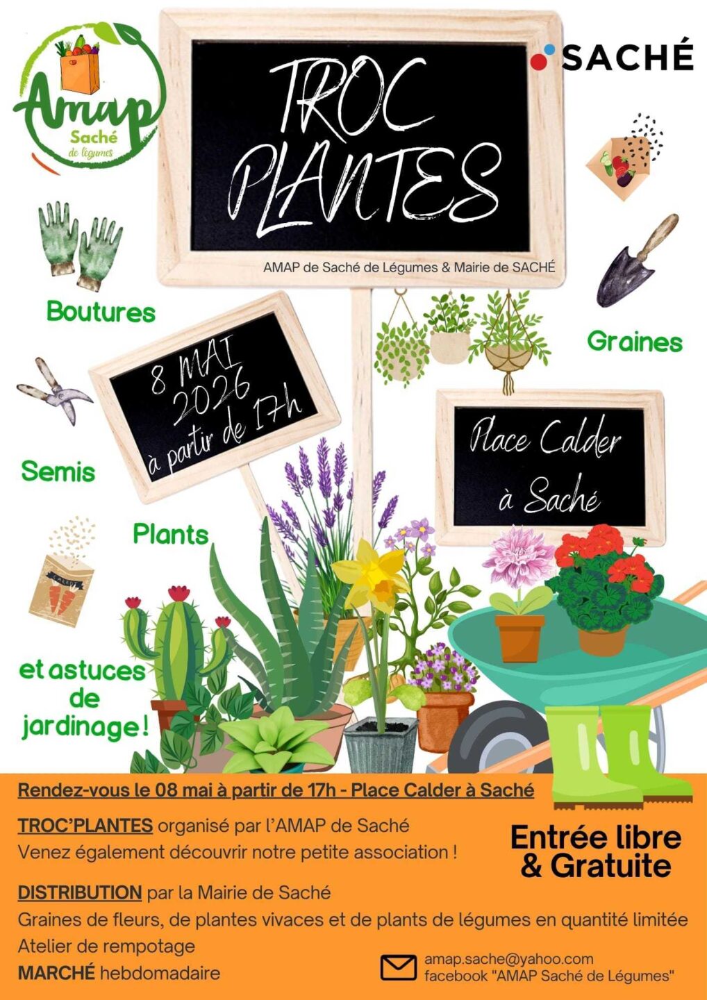 Troc&rsquo;Plantes  Saché