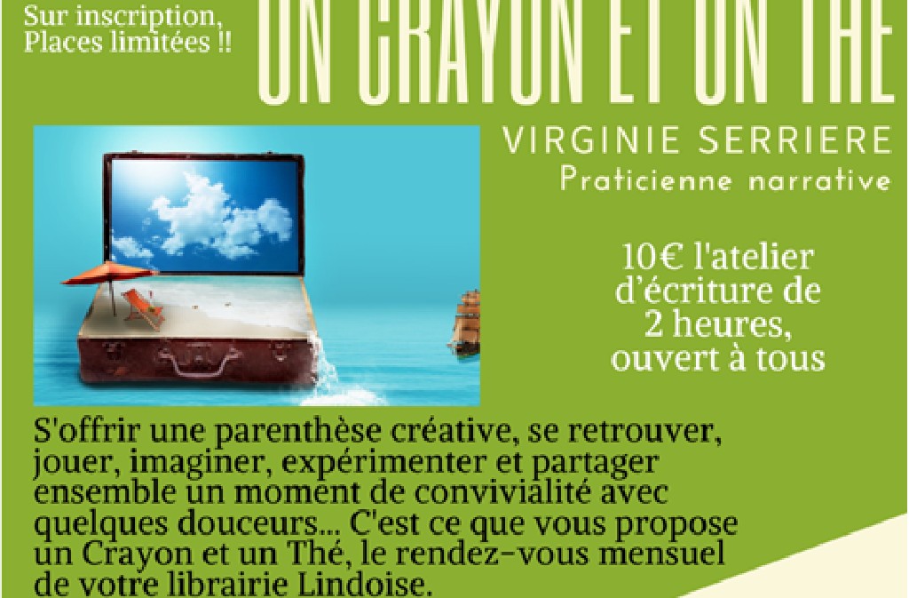 Un crayon et un thé atelier d'écriture 18 Rue des Déportés Lalinde 2026-06-27